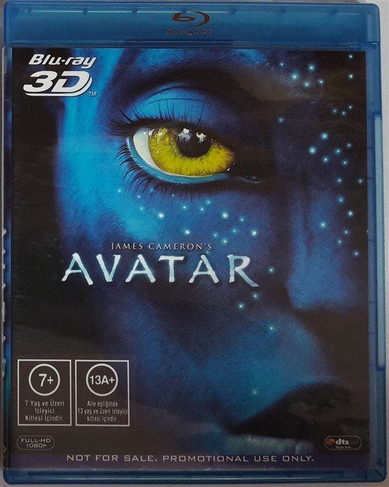 AVATAR - SAM WORTHINGTON - JAMES CAMERON - 3DBLU-RAY 2.EL PROMOSYON ÜRÜN