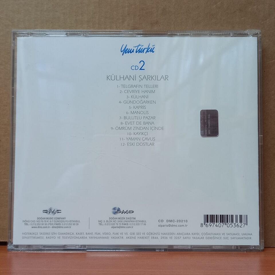 YENİ TÜRKÜ - KÜLHANİ ŞARKILAR / CD2 (2006) - CD 2.EL