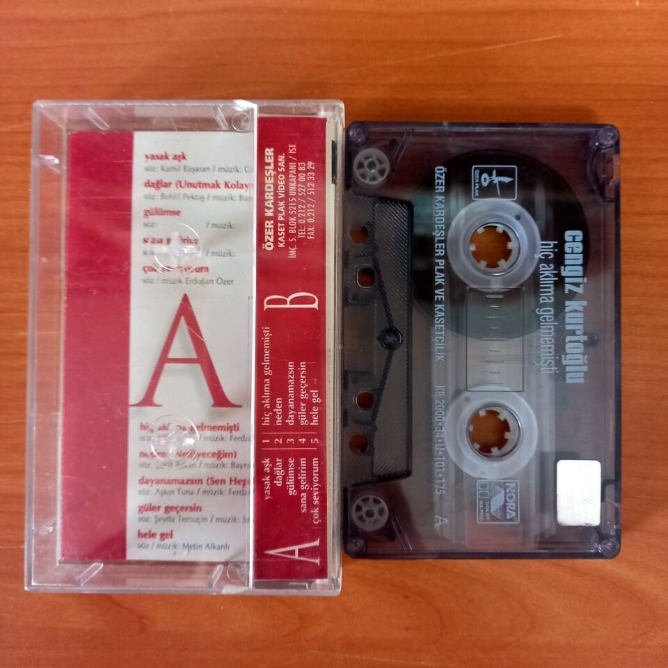 CENGİZ KURTOĞLU - HİÇ AKLIMA GELMEMİŞTİ (2000) - KASET 2.EL