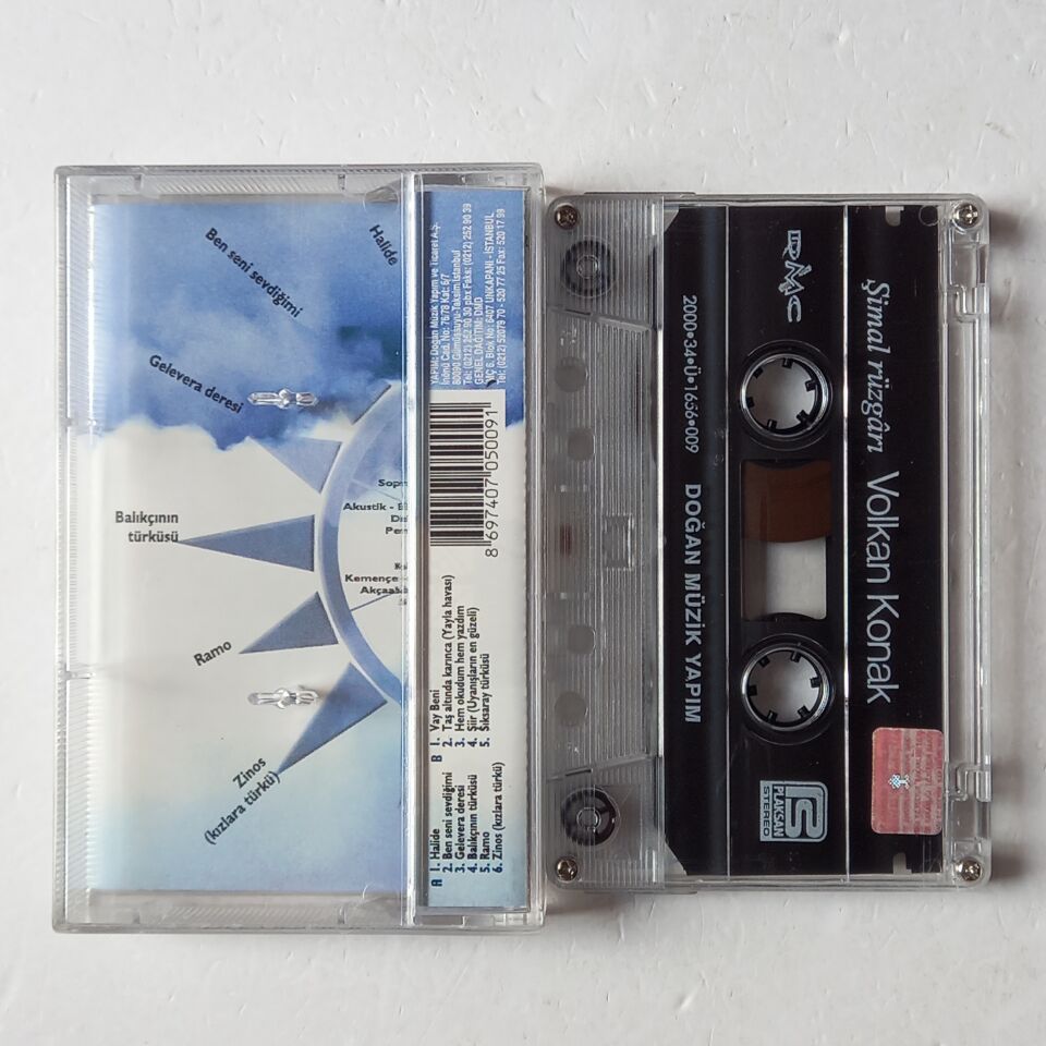 VOLKAN KONAK - ŞİMAL RÜZGARI (2000) - KASET 2.EL