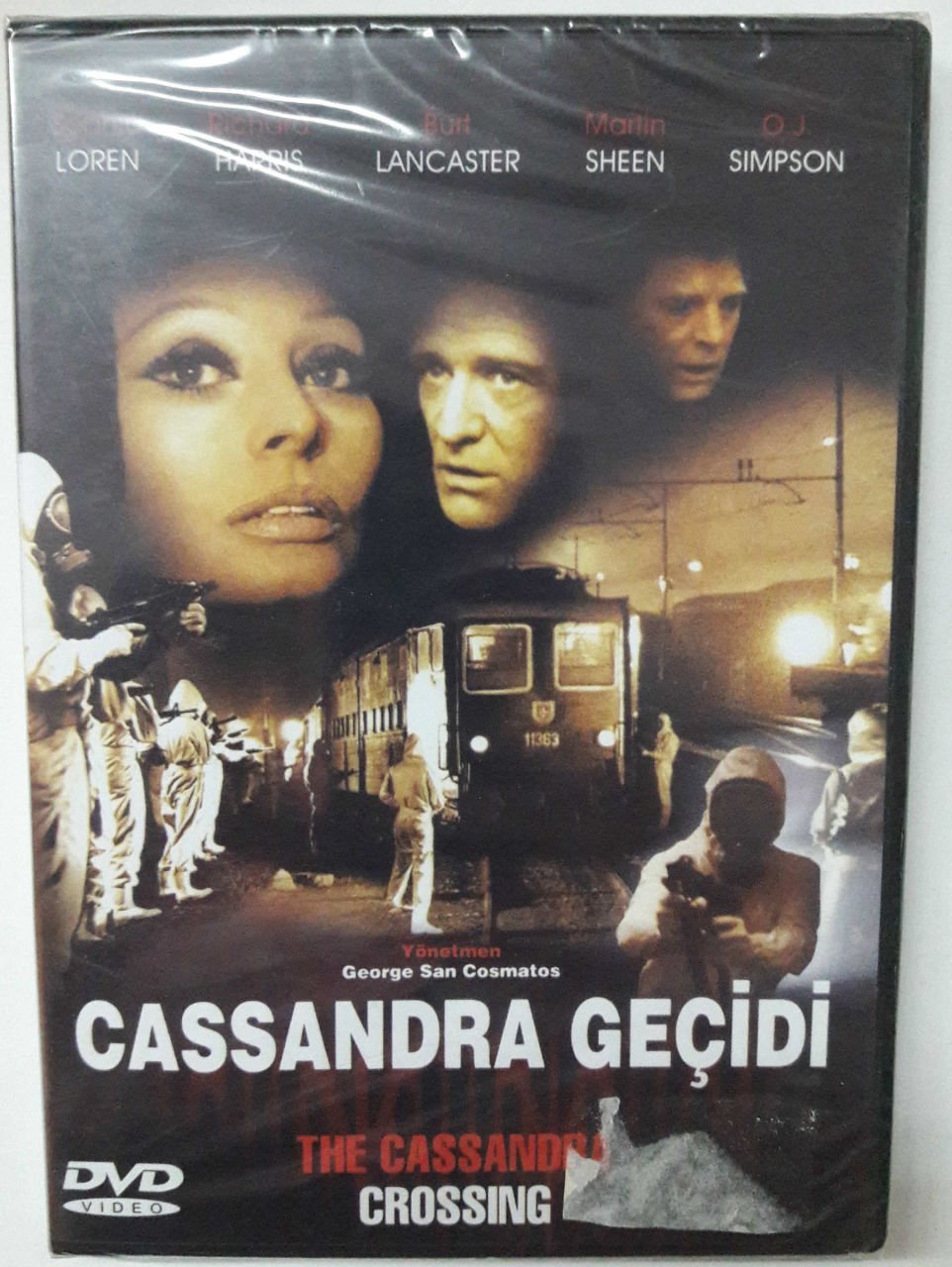 CASSANDRA GEÇİDİ THE CASSANDRA CROSSING - SOPHIA LOREN - RICHARD HARRIS - BURT LANCESTER - DVD 2.EL
