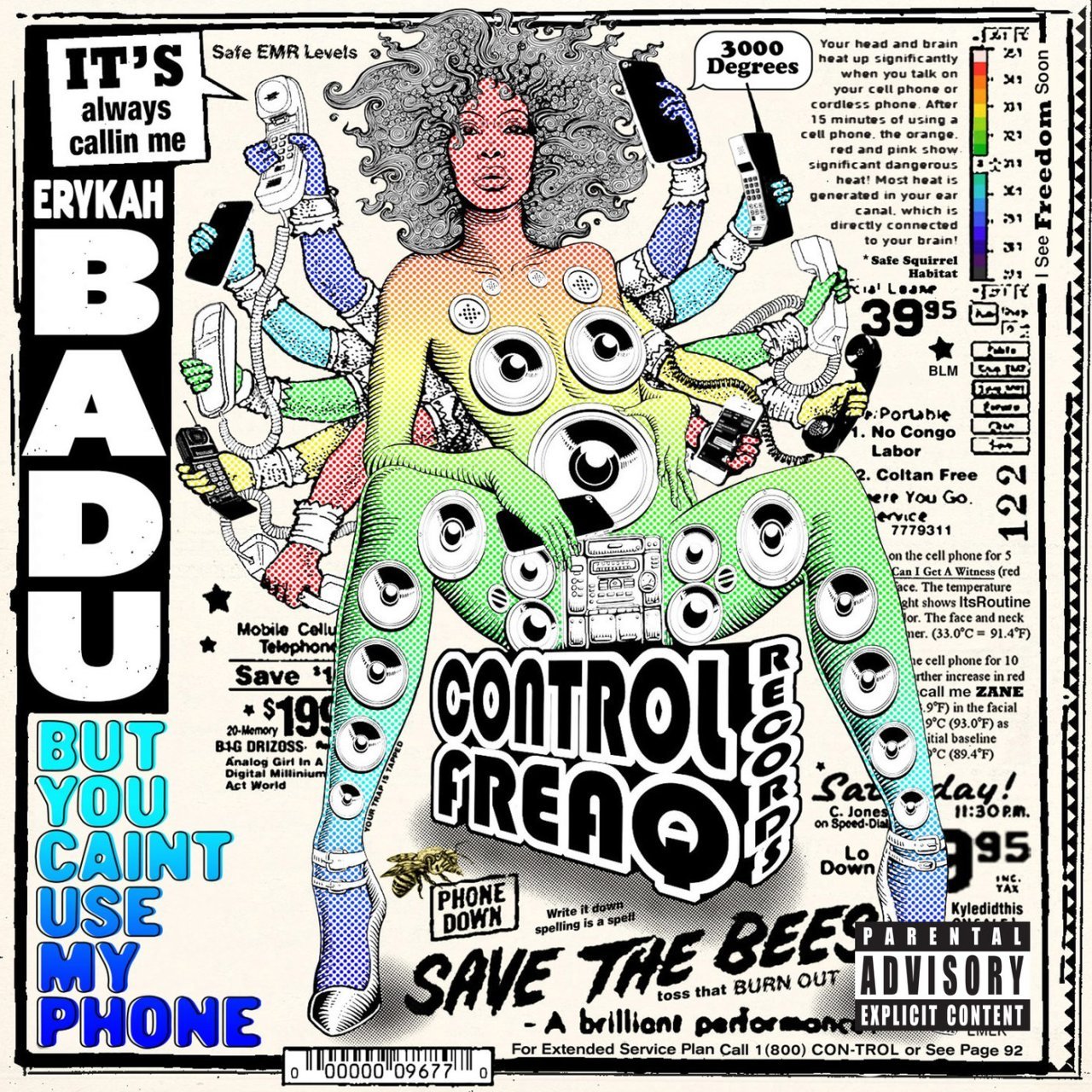 ERYKAH BADU - BUT YOU CAINT USE MY PHONE (2016)) - LP NEO SOUL 180GR SIFIR PLAK