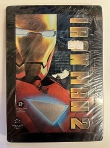 IRON MAN 2 - DEMİR ADAM 2 - ROBERT DOWNEY JR. - 2 DİSK STEELBOOK METAL KUTU DVD AMBALAJINDA SIFIR