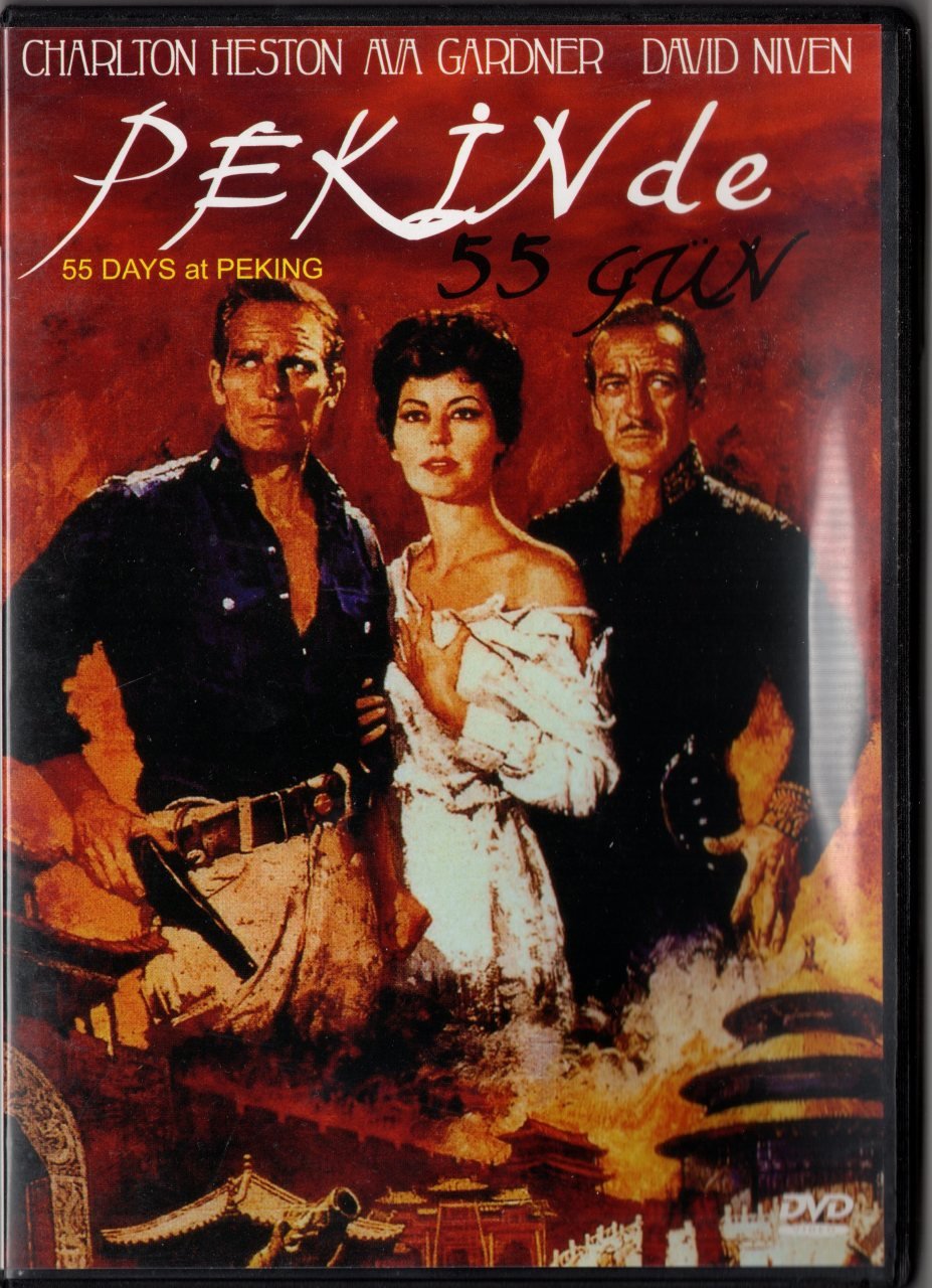 PEKİN'DE 55 GÜN - 55 DAYS AT PEKING - CHARLTON HESTON - AVA GARDNER - DAVID NIVEN - DVD 2.EL