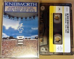 KNEBWORTH VOL 2 PINK FLOYD DIRE STRAITS ERIC CLAPTON ELTON JOHN  (1990) PLAKSAN CASSETTE MADE IN TURKEY ''USED'' PAPER LABEL
