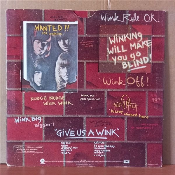 SWEET – GIVE US A WINK (1976) - LP 2.EL PLAK