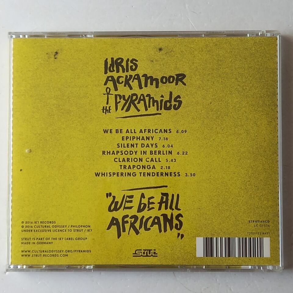 IDRIS ACKAMOOR & THE PYRAMIDS – WE BE ALL AFRICANS (2016) - CD 2.EL