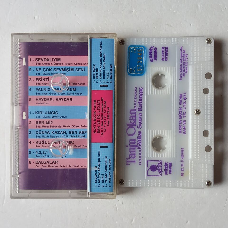 TANJU OKAN - YILLAR SONRA KIRLANGIÇ (1992) - KASET 2.EL