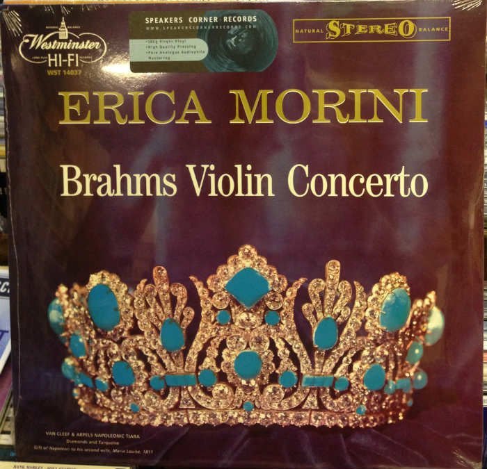 BRAHMS VIOLIN CONCERTO ERICA MORINI LP SFR