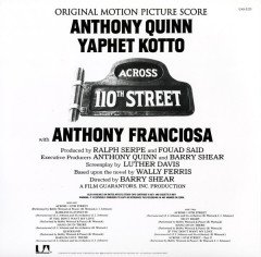 BOBBY WOMACK - ACROSS 110TH STREET SOUNDTRACK (1972) - LP SIFIR