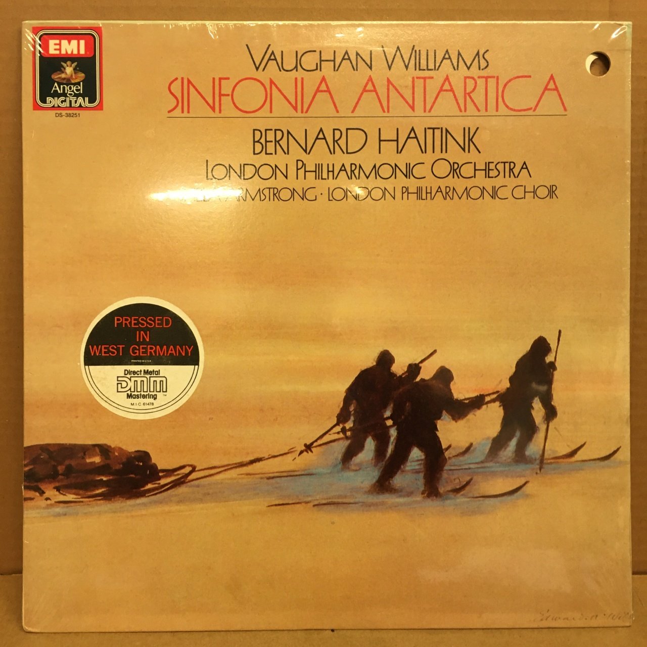 VAUGHAN WILLIAMS SINFONIA ANTARTICA HAITINK LPO SIFIR PLAK