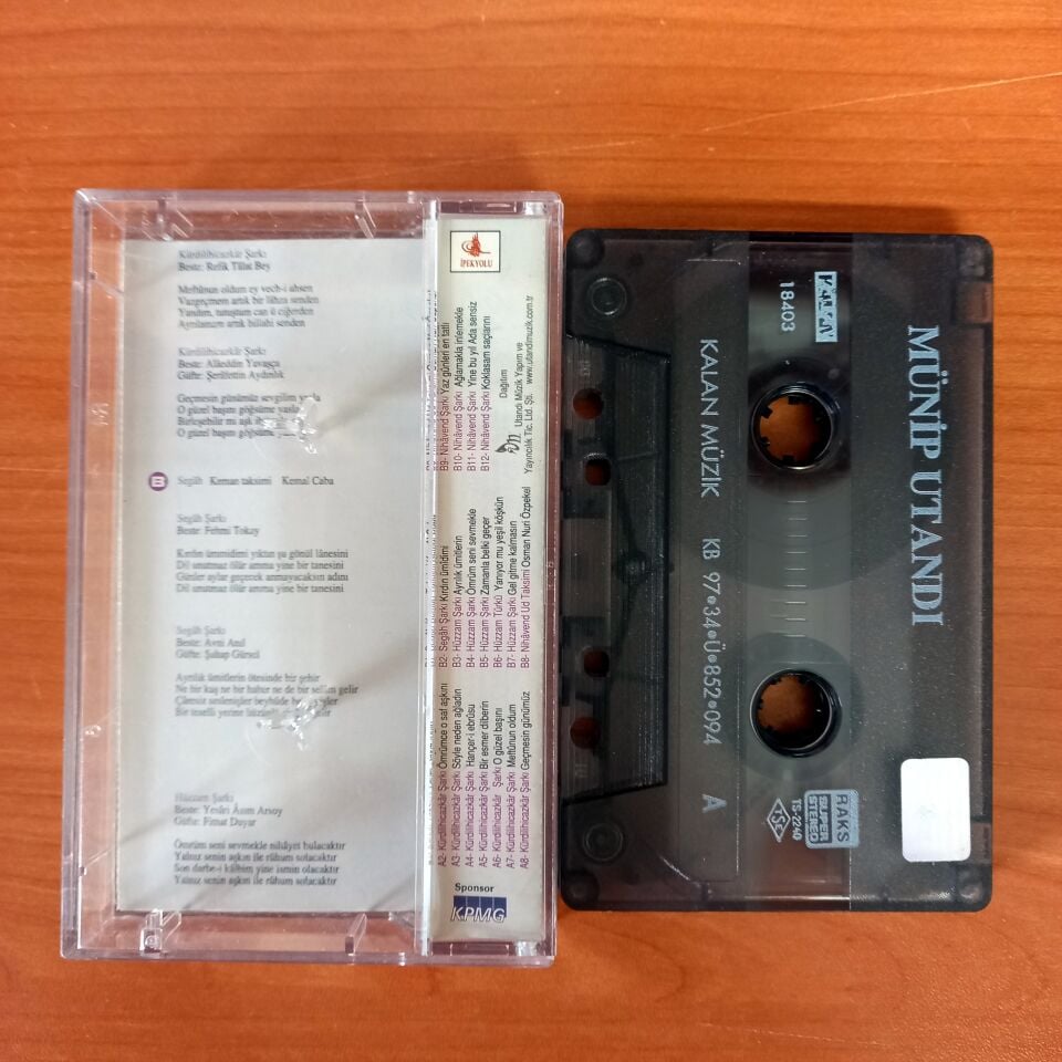 MÜNİP UTANDI - SESLENİŞLER, BEKLEYİŞLER (1997) - KASET 2.EL