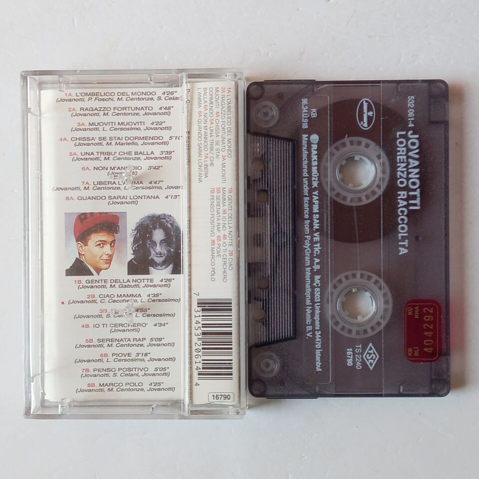 JOVANOTTI - LORENZO RACCOLTA (1996) - KASET 2.EL