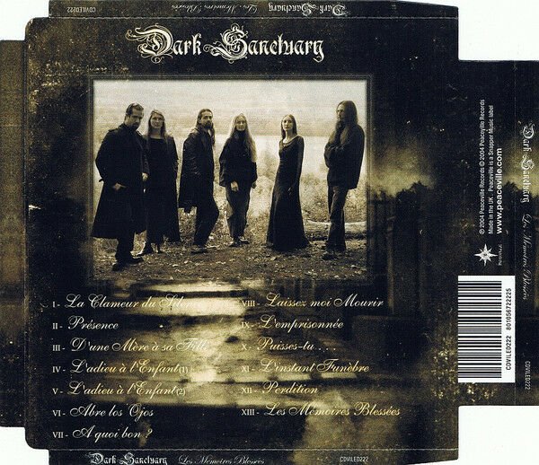 DARK SANCTUARY - LES MEMOIRES BLESSES (2004) - CD SIFIR