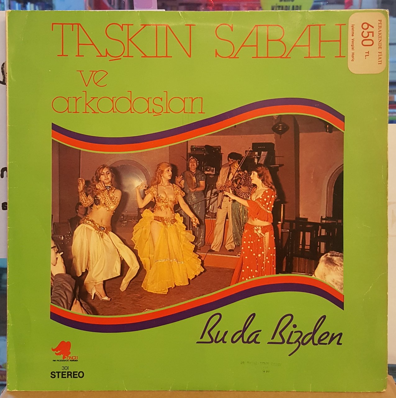 TAŞKIN SABAH VE ARKADAŞLARI - BU DA BİZDEN -LP OYUN HAVASI / TAVERNA 2.EL PLAK