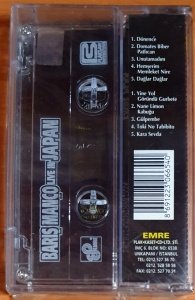 BARIŞ MANÇO - LIVE IN JAPAN - KASET SIFIR