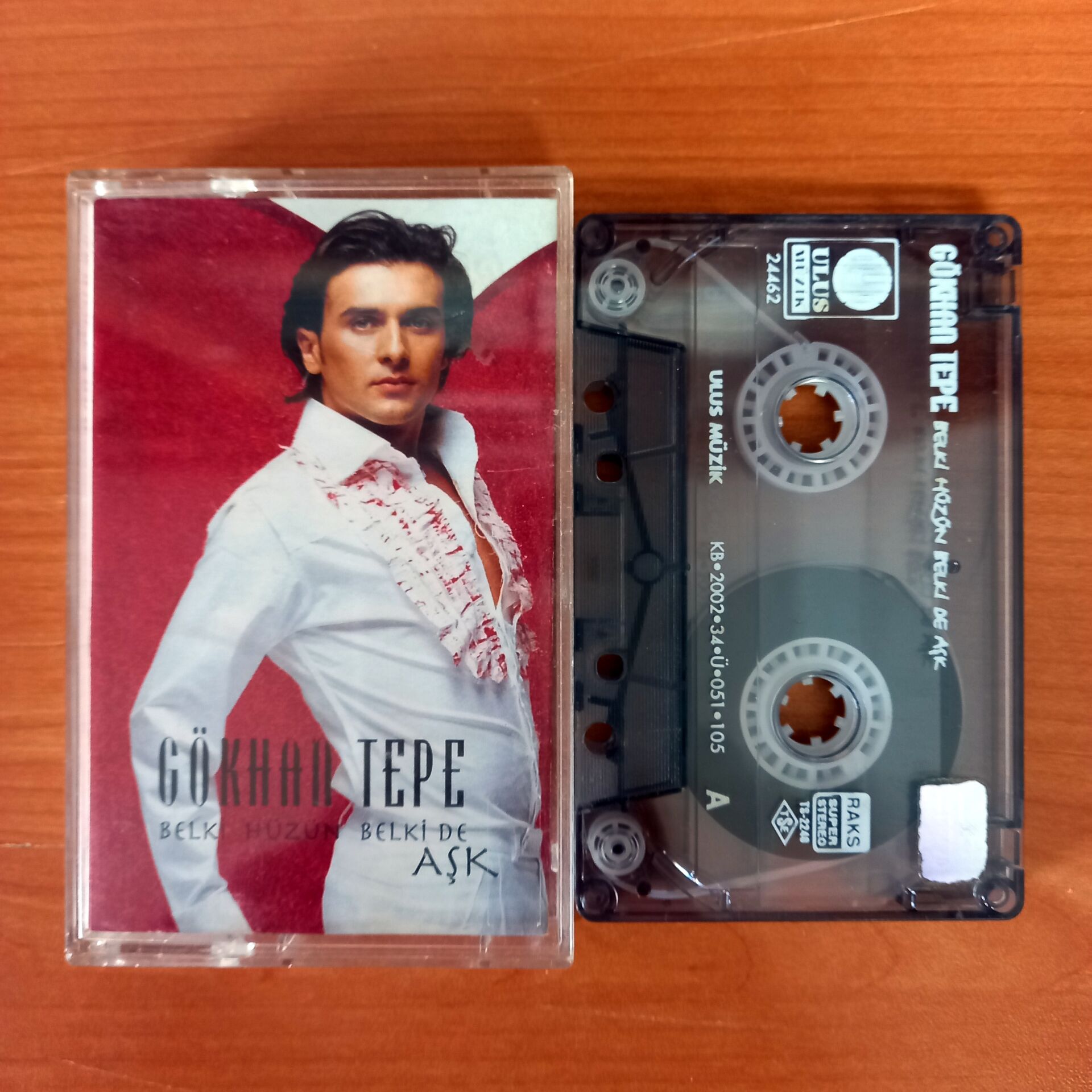 GÖKHAN TEPE - BELKİ HÜZÜN BELKİ DE AŞK (2002) - KASET 2.EL