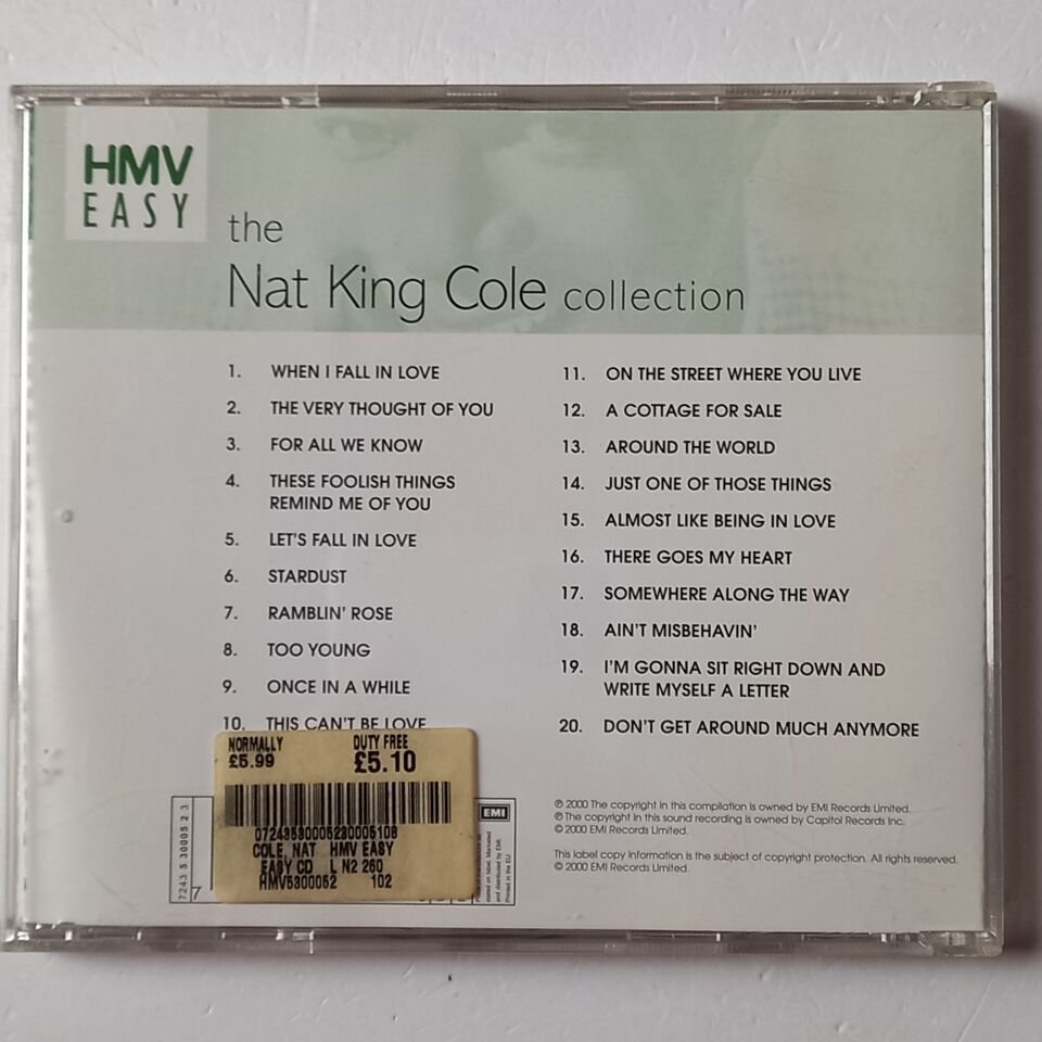 NAT KING COLE – THE NAT KING COLE COLLECTION (2000) - CD 2.EL