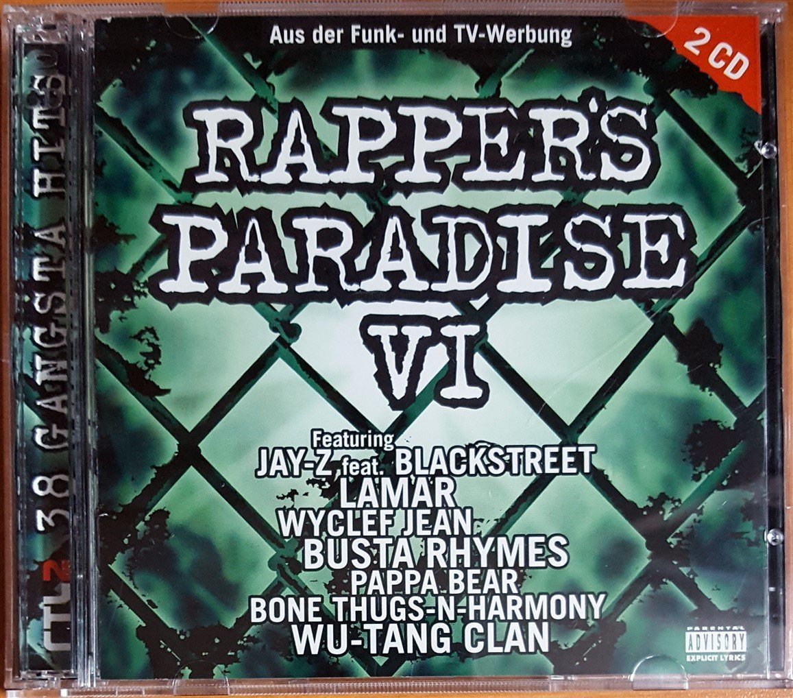 RAPPERS PARADISE VI / JAY-Z, LAMAR, BUSTA RHYMES, WU-TANG CLAN, PAPPA BEAR (1998) 2CD 2.EL