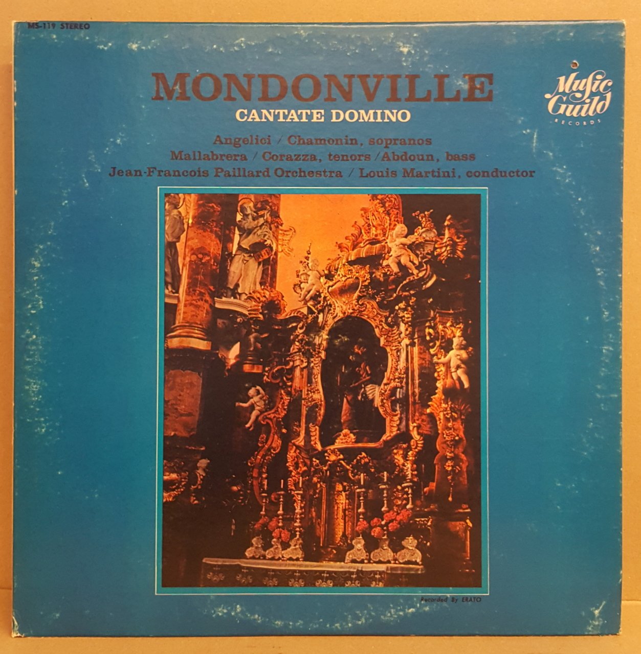 MONDONVILLE - CANTATE DOMINO (1978) - LP CHORAL BAROQUE 2.EL PLAK