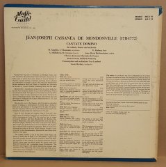 MONDONVILLE - CANTATE DOMINO (1978) - LP CHORAL BAROQUE 2.EL PLAK