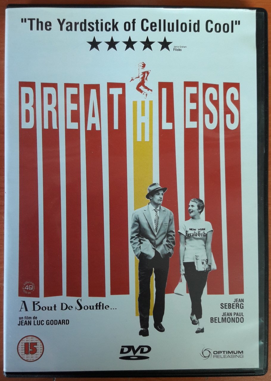 BREATHLESS - A BOUT DE SOUFFLE - JEAN PAUL BELMONDO - JEAN SEBERG - JEAN-LUC GODARD - DVD 2.EL TR ALTYAZI YOKTUR