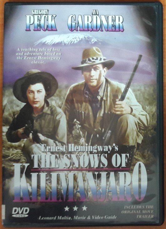 THE SNOWS OF KILIMANJARO - GREGORY PECK - AVA GARDNER - DVD 2.EL 1. BÖLGE TR ALTYAZI YOKTUR