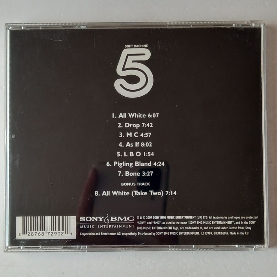 SOFT MACHINE – FIFTH (1972) - CD 2007 REMASTERED REISSUE 2.EL