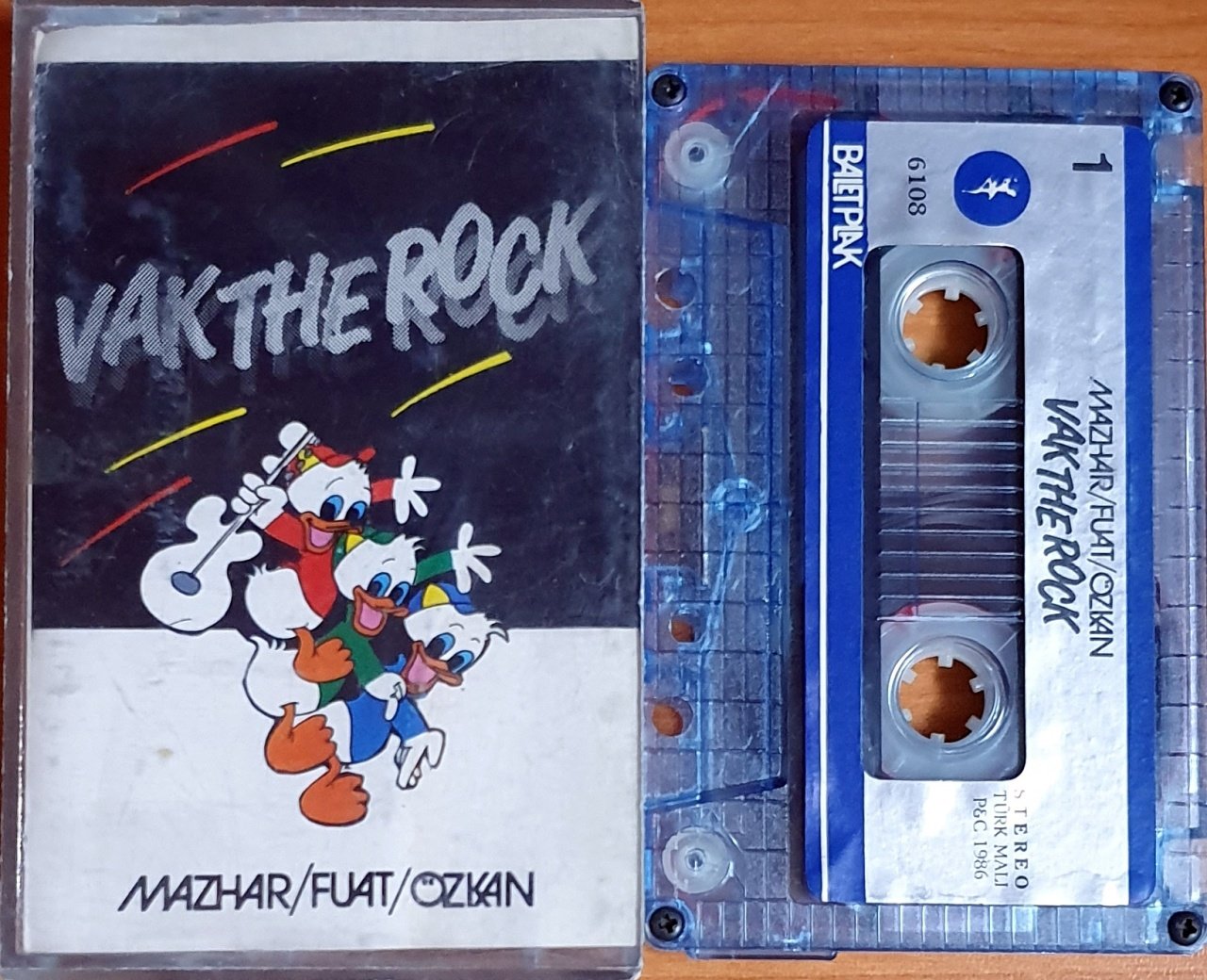 MAZHAR FUAT ÖZKAN - VAK THE ROCK (1986) - KASET BALET 2.EL