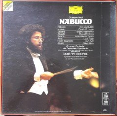 VERDI: NABUCCO, CAPPUCCILLI, DOMINGO, CHOR & ORCHESTER DEUTSCHEN OPER BERLIN, GIUSEPPE SINOPOLI - 3PLAK 2.EL BOXSET
