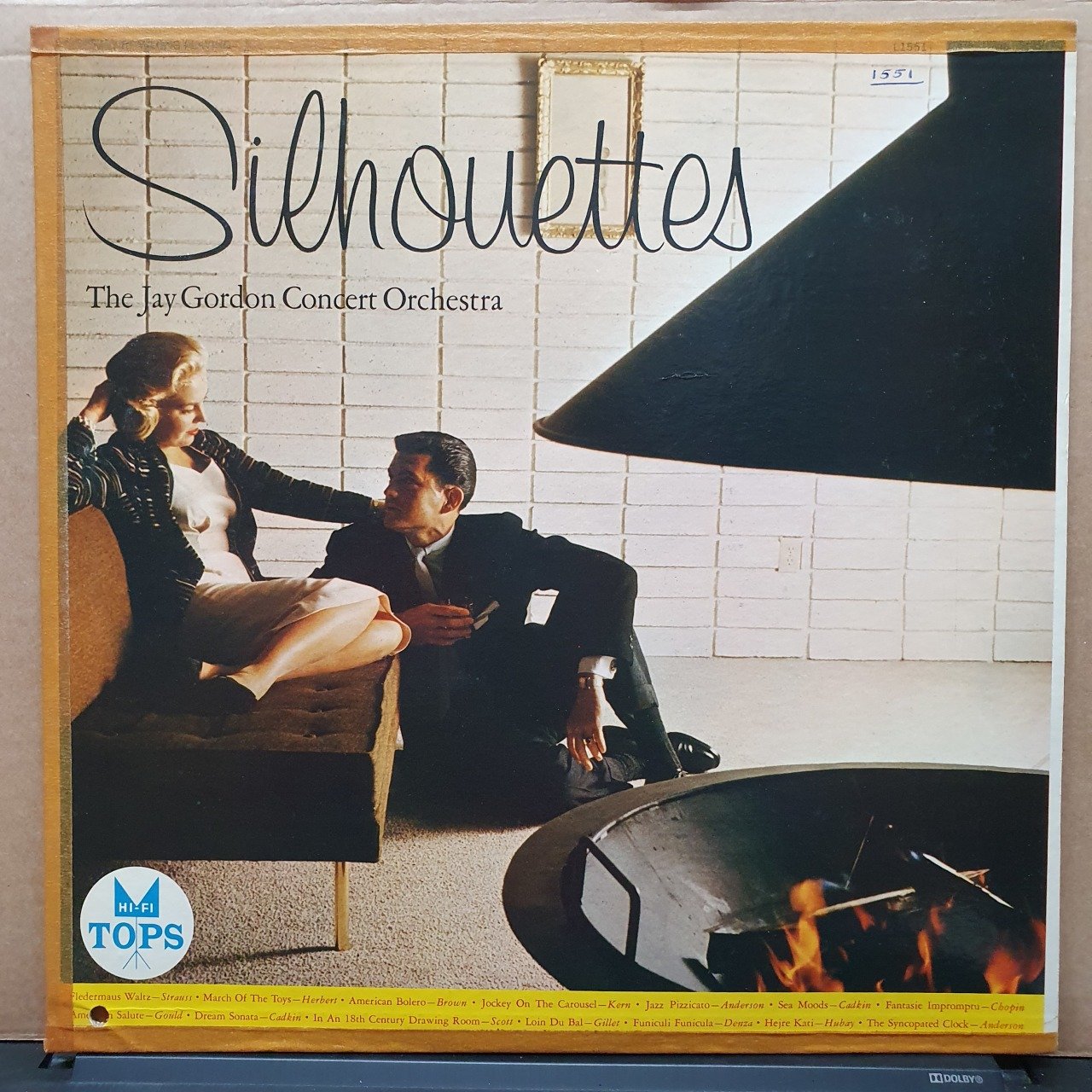 THE JAY GORDON CONCERT ORCHESTRA - SILHOUETTES - LP 2.EL PLAK