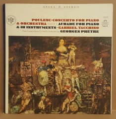 POULENC - CONCERTO FOR PIANO & ORCH. / GABRIEL TACCHINO / GEORGES PRETRE (1967) - LP 2.EL PLAK