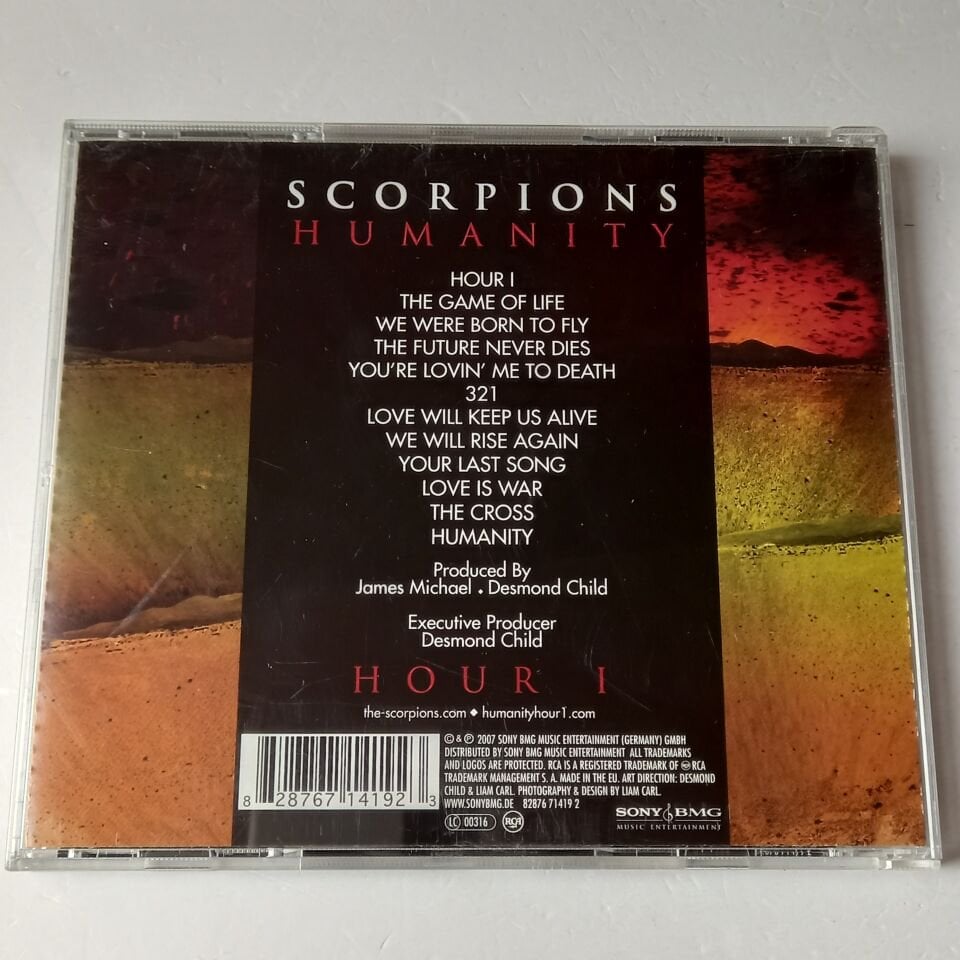 SCORPIONS – HUMANITY / HOUR I (2007) - CD 2.EL