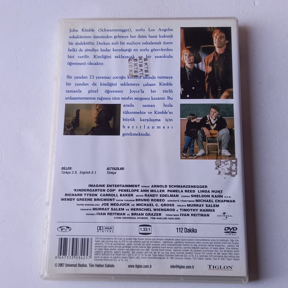 KINDERGARTEN COP - ANAOKULU POLİSİ - DVD 2.EL