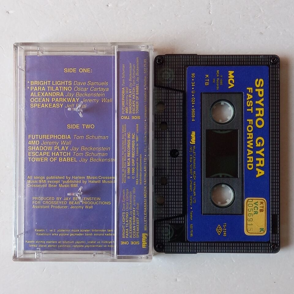 SPYRO GYRA - FAST FORWARD (1990) - KASET 2.EL
