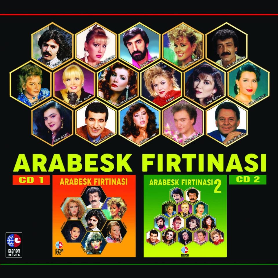 ARABESK FIRTINASI VOL 1 & VOL 2 - ÇEŞİTLİ SANATÇILAR / MÜSLÜM GÜRSES FERDİ TAYFUR KAMURAN AKKOR HARİKA AVCI AYŞE TUNALI - 2CD BOX YENİ BASIM DIGIPACK SIFIR