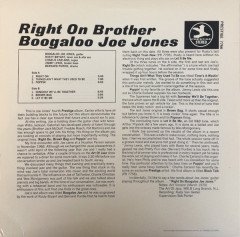 BOOGALOO JOE JONES - RIGHT ON BROTHER (1970) - LP SOUL JAZZ SIFIR PLAK