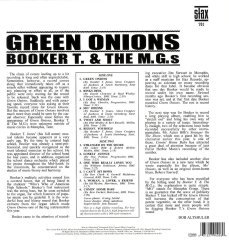 BOOKER T & THE M.G.s GREEN ONIONS (1962) LP 2017 EDT SIFIR