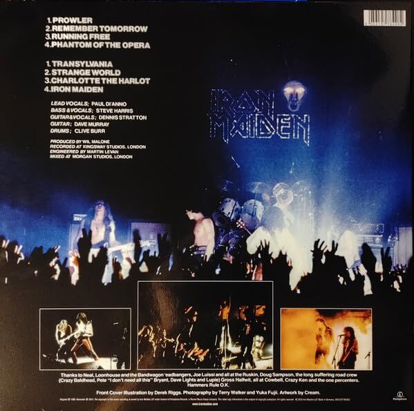 IRON MAIDEN - IRON MAIDEN (1980) - LP 2024 EDITION SIFIR PLAK