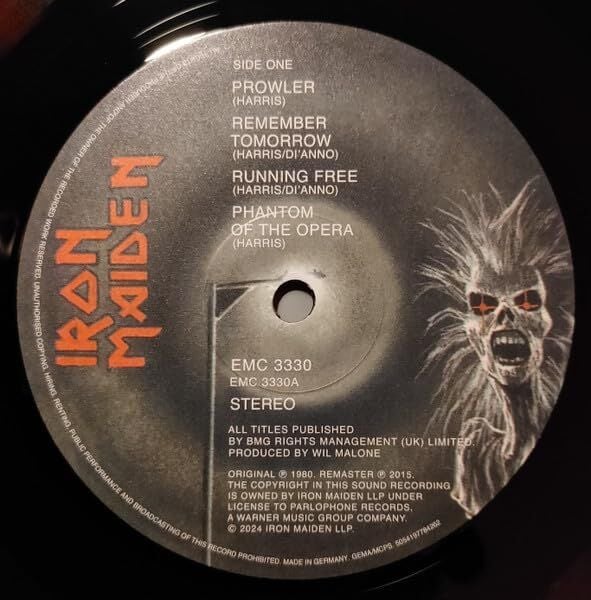 IRON MAIDEN - IRON MAIDEN (1980) - LP 2024 EDITION SIFIR PLAK