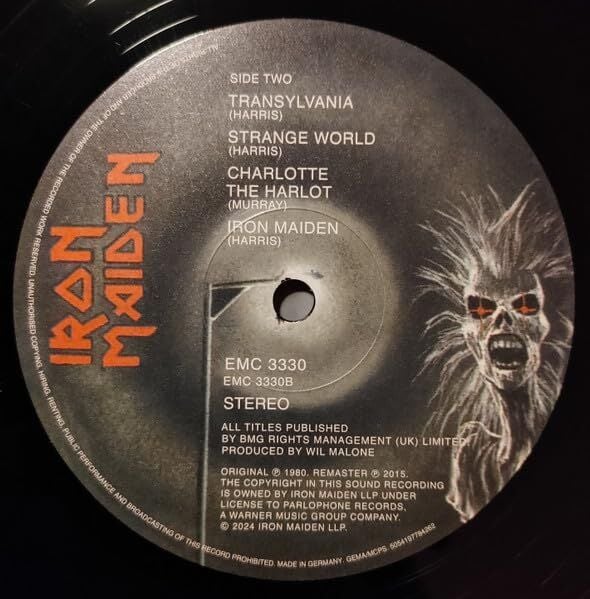 IRON MAIDEN - IRON MAIDEN (1980) - LP 2024 EDITION SIFIR PLAK