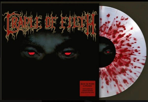 CRADLE OF FILTH - FROM THE CRADLE TO ENSLAVE (1999) - LP 2026 BLOOD SPLATTER SIFIR PLAK