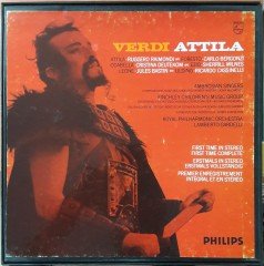 VERDI: ATTILA, DEUTEKOM, RAIMONDI, ROYAL PHILHARMONIC ORCHESTRA, LAMBERTO GARDELLI - 2PLAK 2.EL BOXSET