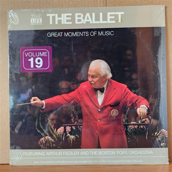 ARTHUR FIEDLER AND THE BOSTON POPS ORCHESTRA / GREAT MOMENTS OF MUSIC VOLUME 19 / THE BALLET (1980) - LP DÖNEM BASKISI SIFIR PLAK