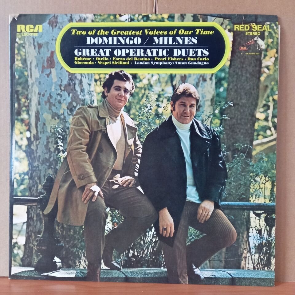 DOMINGO / MILNES: GREAT OPERATIC DUETS / LONDON SYMPHONY, ANTON GUADAGNO (1971) - LP 2.EL PLAK