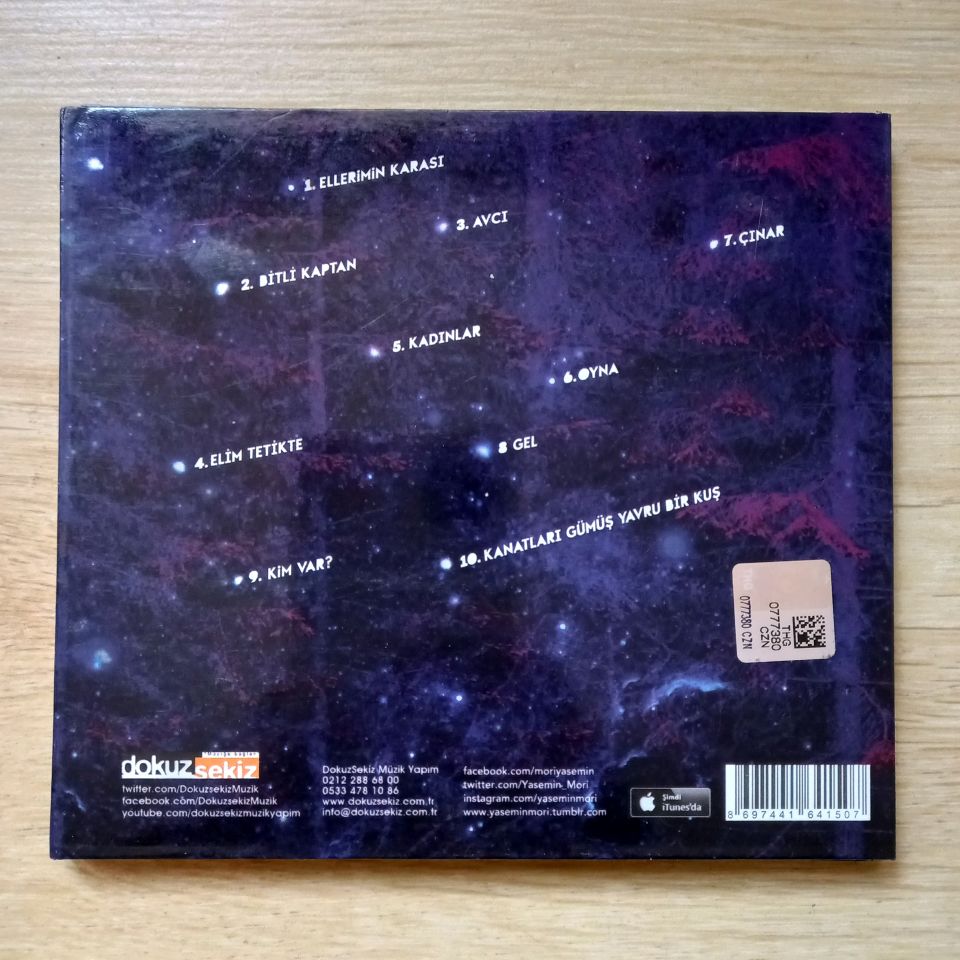 YASEMİN MORİ – FİNNARİ KAKARASKA (2015) - CD 2.EL