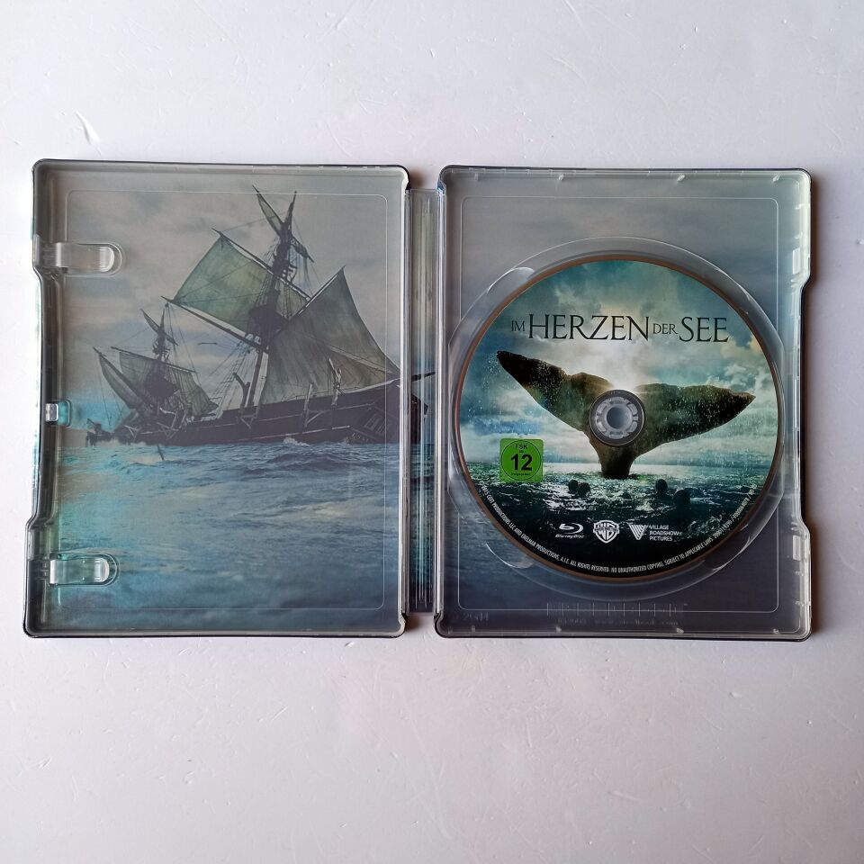 IN THE HEART OF THE SEA - CHRIS HEMSWORTH, CILLIAN MURPHY- YÖN.: RON HOWARD - BLU-RAY STEELBOOK METAL KUTU 2.EL TÜRKÇE ALTYAZI YOKTUR