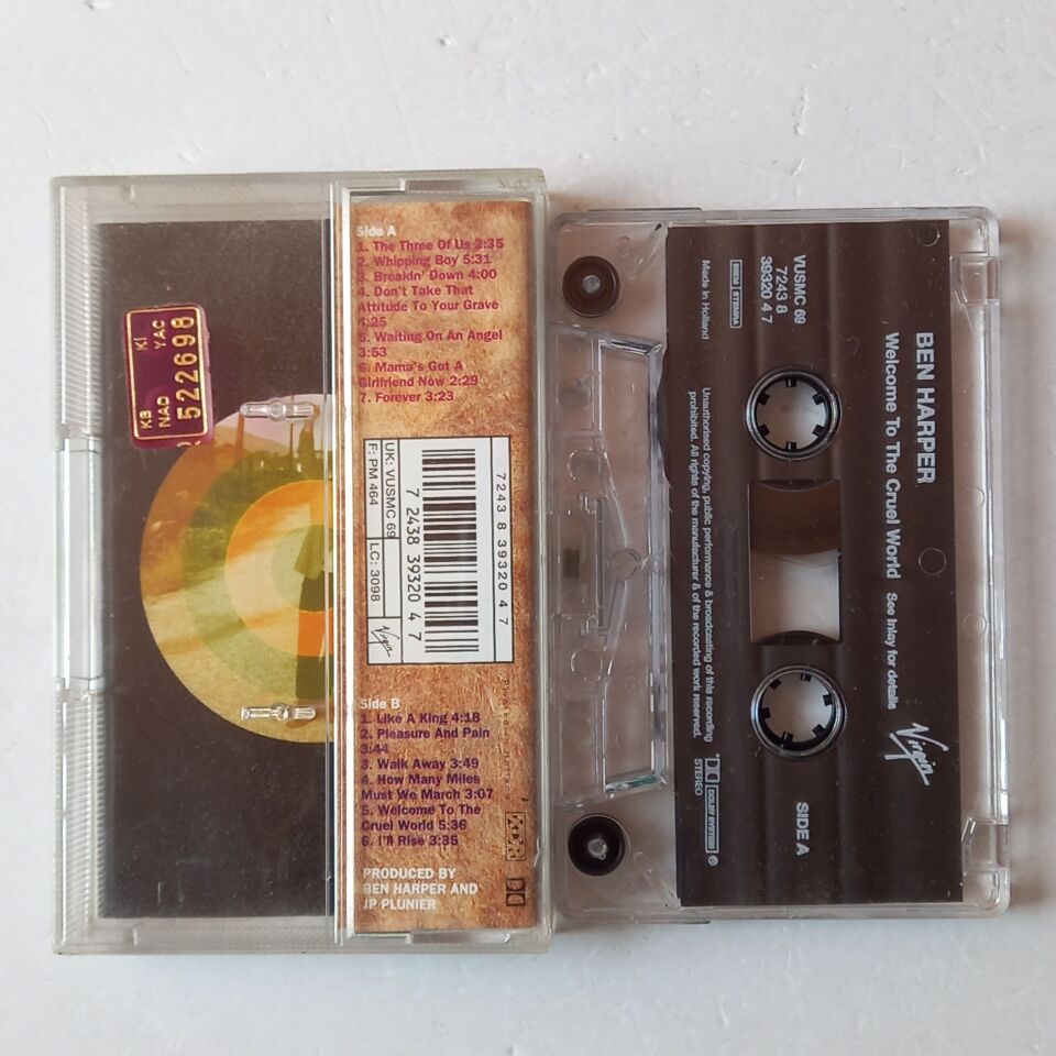 BEN HARPER - WELCOME TO THE CRUEL WORLD - KASET 2.EL
