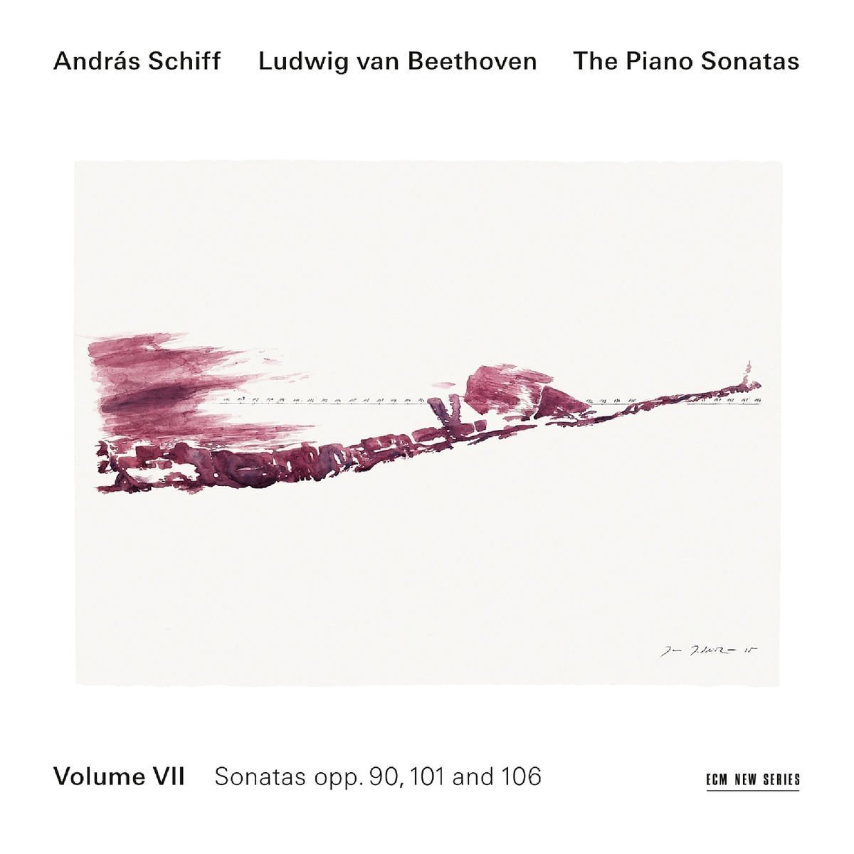 ANDRAS SCHIFF BEETHOVEN PIANO SONATAS VOL VII (op. 90-101-106) (2008) CD ECM NEW SERIES SIFIR