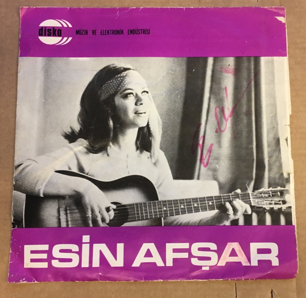 ESİN AFŞAR DİSKO 45LİK KAPAĞI DİKKAT SADECE KAPAKTIR